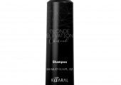 Черный угольный тонирующий шампунь для волос Kaaral Blonde Elevation Charcoal Shampoo 300 мл - salonak.ru - Екатеринбург