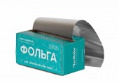 Фольга 16 мкр 12 см х 100 м серебро  в коробке - salonak.ru - Екатеринбург