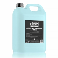 Маска для окрашенных волос Nirvel Basic Camellia&Silk Protein Cream 5000 мл - salonak.ru - Екатеринбург
