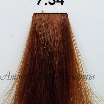 Краска для волос  Luxor 7.34 русый золотисто-медный 60 мл - salonak.ru - Екатеринбург