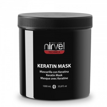 Маска кератиновая для восстановления и увлажнения NIRVEL Keratin-Liss 1000 мл - salonak.ru - Екатеринбург